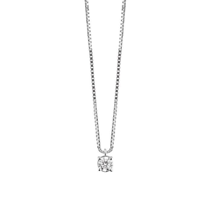 DAMIANI LUCE COLLANA PUNTO LUCE ORO BIANCO E DIAMANTE CT.0,175 20055856