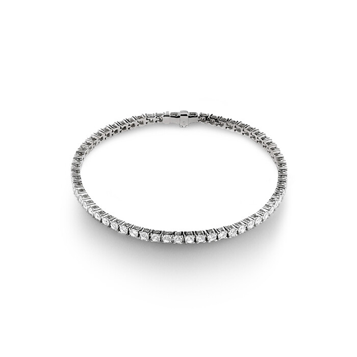 TENNIS LUCE DAMIANI BRACCIALE ORO BIANCO E DIAMANTI 2.52ct 20086491