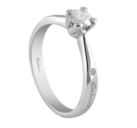SALVINI VIRGINIA anello solitario con diamante 0,17 colore G purezza SI 20069090