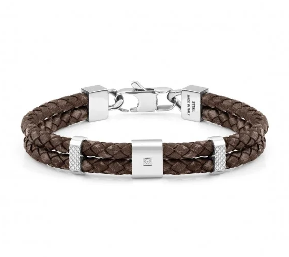 NOMINATION BRACCIALE TRIBE Doppio In Pelle Vintage Collection Tribe 026435 003