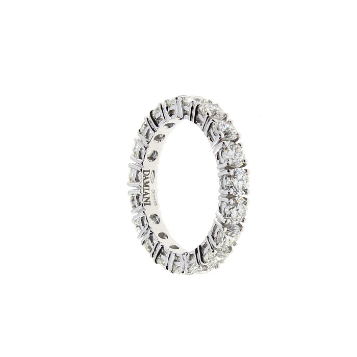 DAMIANI TIMELESS ANELLO VERETTA INTERA ORO BIANCO DIAMANTI 2.60ct 20090926