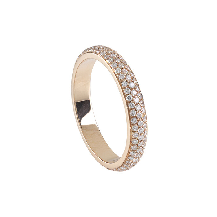 MIMOSA VERETTA FULL PAVE' DAMIANI ORO ROSA E DIAMANTI 20091178