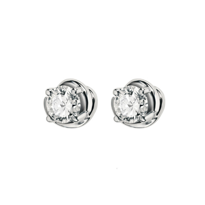 SALVINI ABBRACCIO ORECCHINI ORO BIANCO CON DIAMANTI CT 0.44 20062781