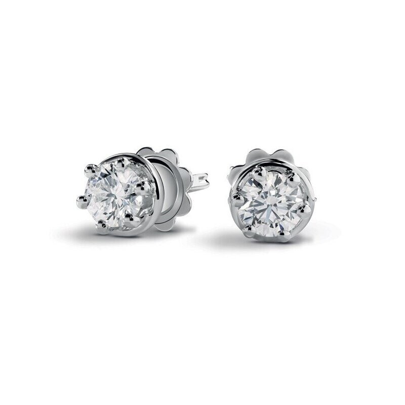 DAMIANI MINOU ORECCHINI PUNTO LUCE ORO BIANCO E DIAMANTI 20055876