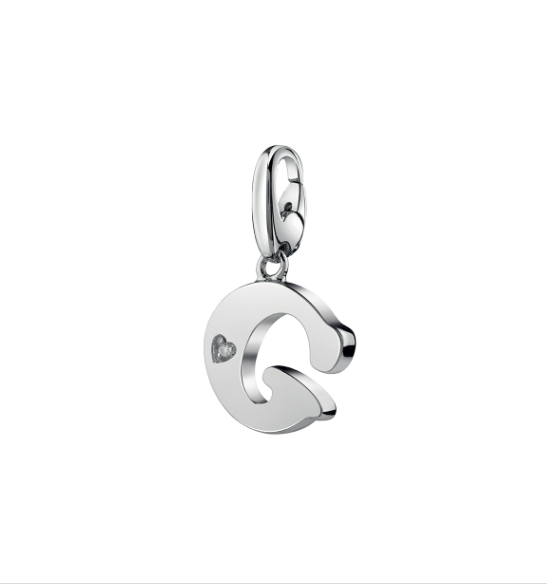 SALVINI CHARMS OF LOVE Ciondolo LETTERA G in argento con diamante 20077299