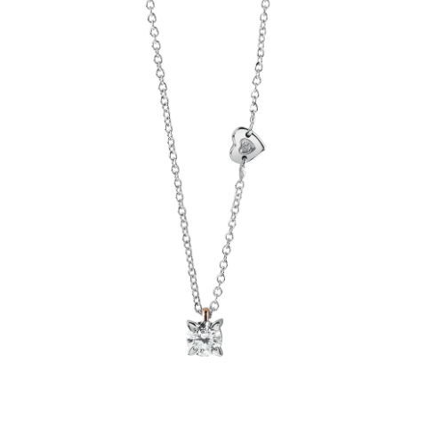 SALVINI BATTITO COLLANA PUNTO LUCE CON DIAMANTE 0,21 COLORE F PUREZZA VS 20075886