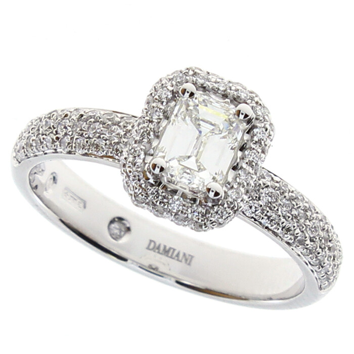 MINOU FULL PAVE DAMIANI FORM ANELLO ORO BIANCO E DIAMANTI 81088289