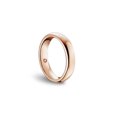 DAMIANI NOI2 FEDE NUZIALE 2.70mm Oro Rosa Misura 14 con diamante interno 0.005 H  20035619