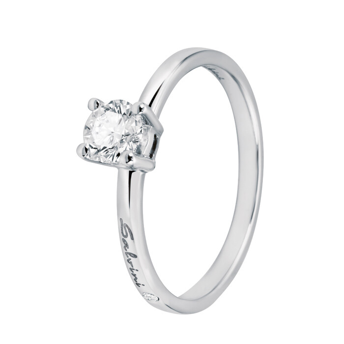 SALVINI JOSEPHINE Anello solitario con diamante 0.185 colore G purezza VS 20056437