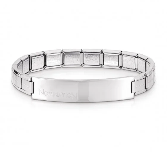 NOMINATION BRACCIALE TRENDSETTER placca in acciaio 021106 004