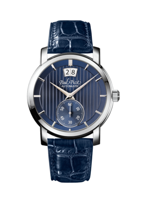 PAUL PICOT FIRSHIRE MEGAROTOR BIG DATE Automatic 42mm Limited Edition 400pz Blue Dial 0475S-261