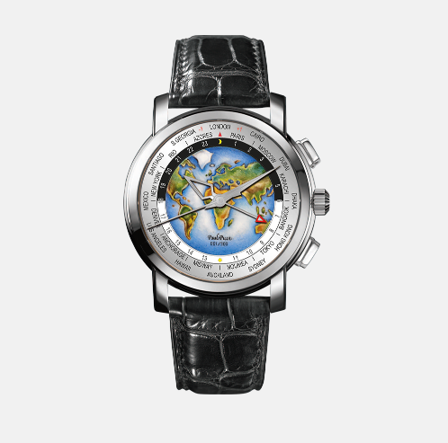 PAUL PICOT FIRSHIRE MEGAROTOR GMT GRAND FEU acciaio limited edition 059/300 0482SG-2001