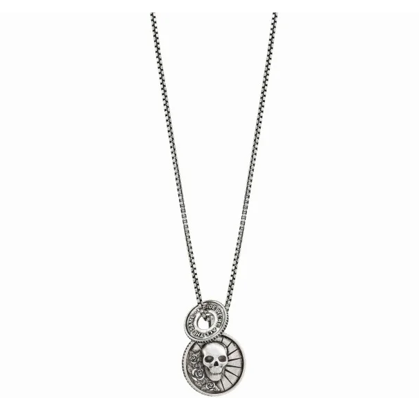 NOMINATION COLLANA FREEDOM in ottone con teschio 132803 027