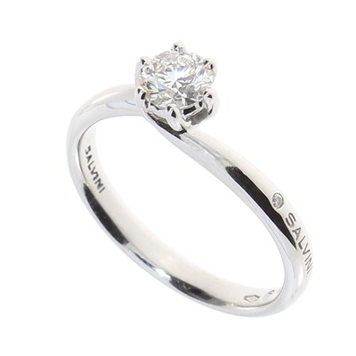 SALVINI LAVINIA Anello solitario con diamante 0,18ct colore G purezza SI 20076823
