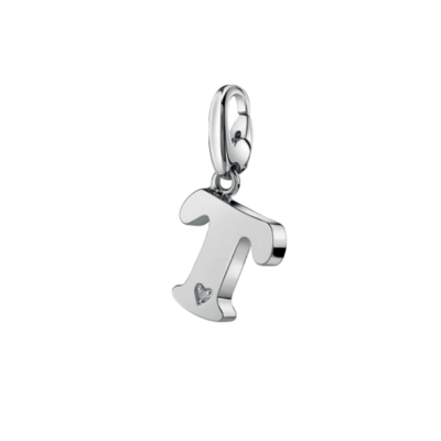 SALVINI CHARMS OF LOVE Ciondolo LETTERA T in argento con diamante 20077309