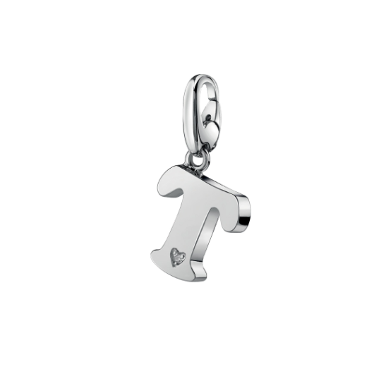 SALVINI CHARMS OF LOVE Ciondolo LETTERA T in argento con diamante 20077309