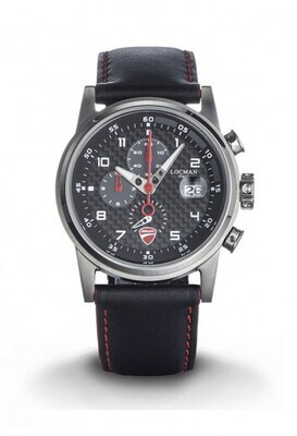 LOCMAN DUCATI CHRONO QUARZO Quadrante Carbonio D107A09S-00CBIPKR