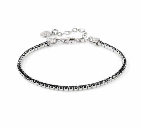 BRACCIALE CHIC&CHARM IN ARGENTO COLLECTION CHIC&CHARM Bracciale con Cubic Zirconia Neri Rodio 148601 042