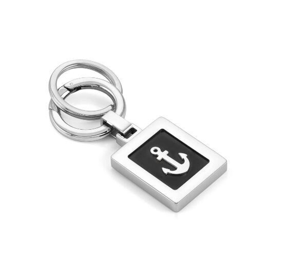 NOMINATION PORTACHIAVI ANCORA SATINATO KEYRINGS Portachiavi acciaio PVD doppio anello 131709 002