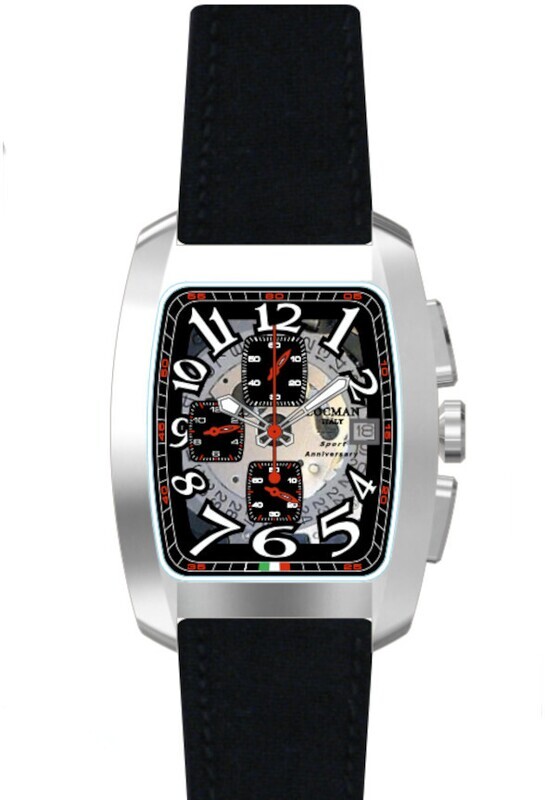 LOCMAN SPORT ALLUMINIO CHRONO VISION SCHELETRATO NERO 0472L22S-LLT0RDCK