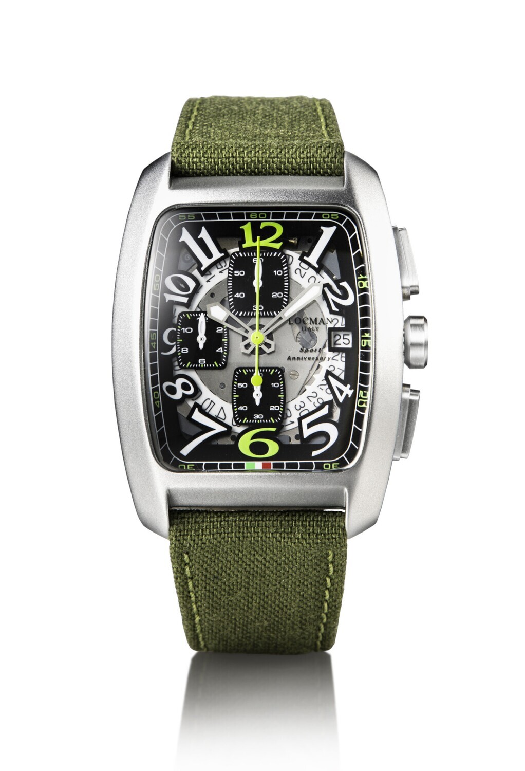 LOCMAN SPORT ALLUMINIO CHRONO VISION SCHELETRATO VERDE 0472L22S-LLT0GRCG