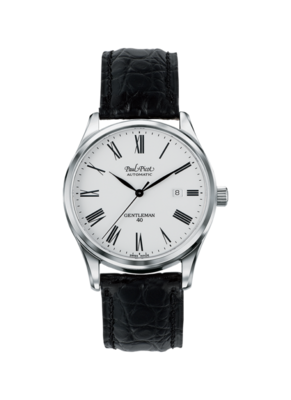 PAUL PICOT GENTLEMAN DATE 40 mm Automatic White Dial N4104/C