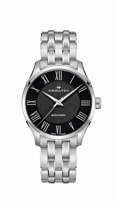 HAMILTON JAZZMASTER AUTO 40MM NERO CON BRACCIALE H42535130