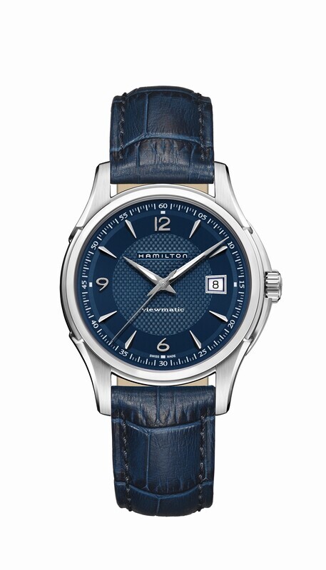 HAMILTON JAZZMASTER VIEWMATIC AUTO BLUE 40MM H32515641