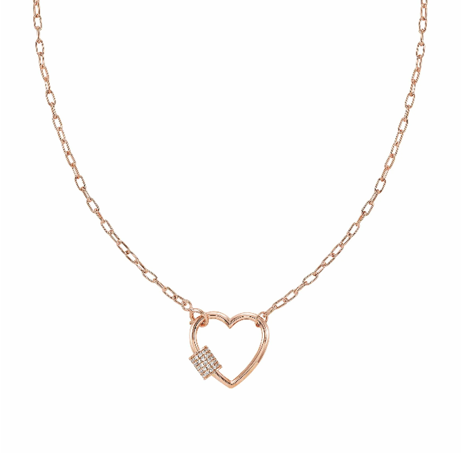 NOMINATION COLLANA CHARMING CON CUORE COLLECTION CHARMING Gioiello con rivestimento in Oro Rosa 148503 007