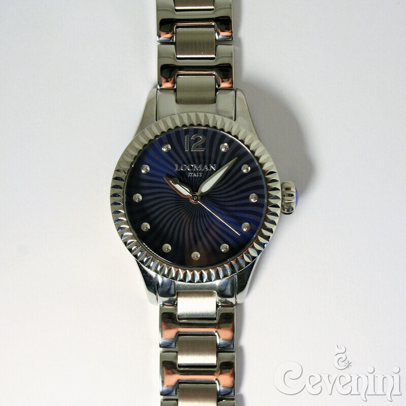 LOCMAN ISOLA D'ELBA DONNA 30MM ACCIAIO QUADRANTE BLU 0465A02A-00BLNK2B0