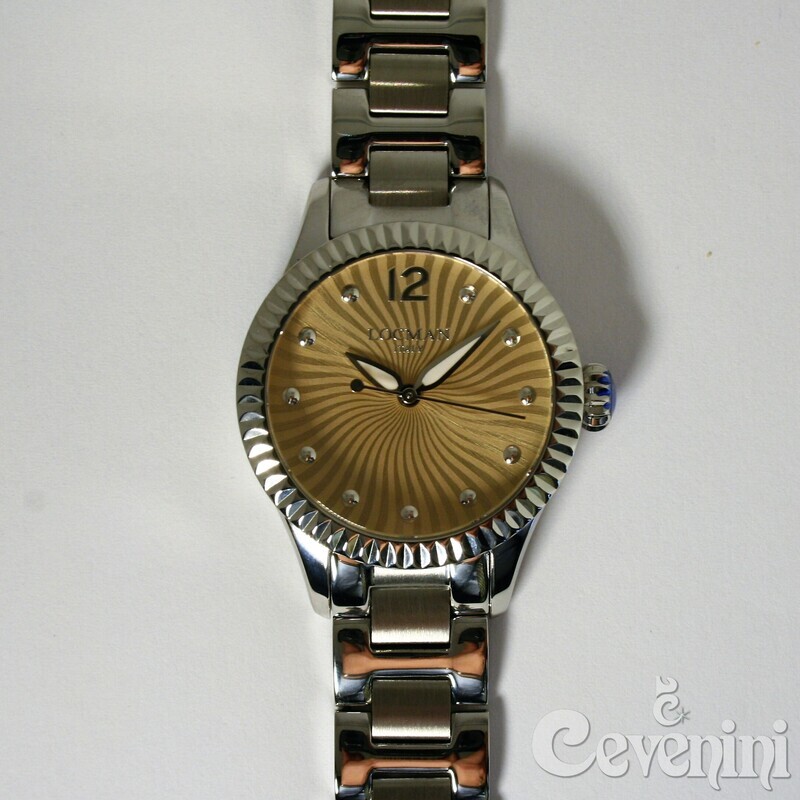 LOCMAN ISOLA D'ELBA DONNA 30MM ACCIAIO QUADRANTE COLORE BIANCO 0465A05A-00AVNK2B0