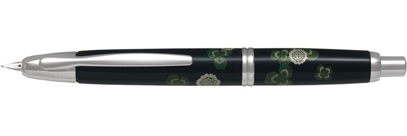 PENNA STILOGRAFICA PILOT NAMIKI MAKI-E WHITE CLOVER CAPLESS PLACCATA RODIO 030283