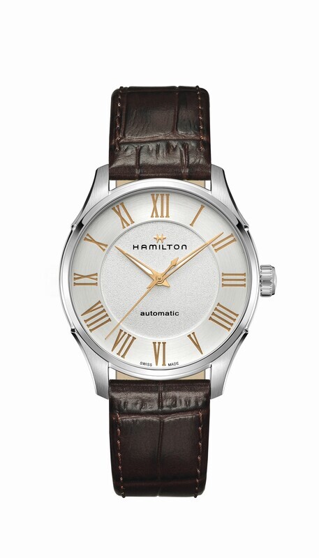 HAMILTON JAZZMASTER AUTO 40MM SILVER CON PELLE H42535550