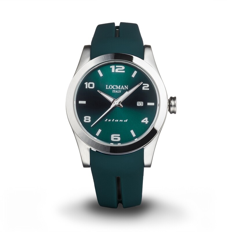 LOCMAN ISLAND SOLOTEMPO UOMO/UNISEX 40MM VERDE 0613A19S-00PTWHSL