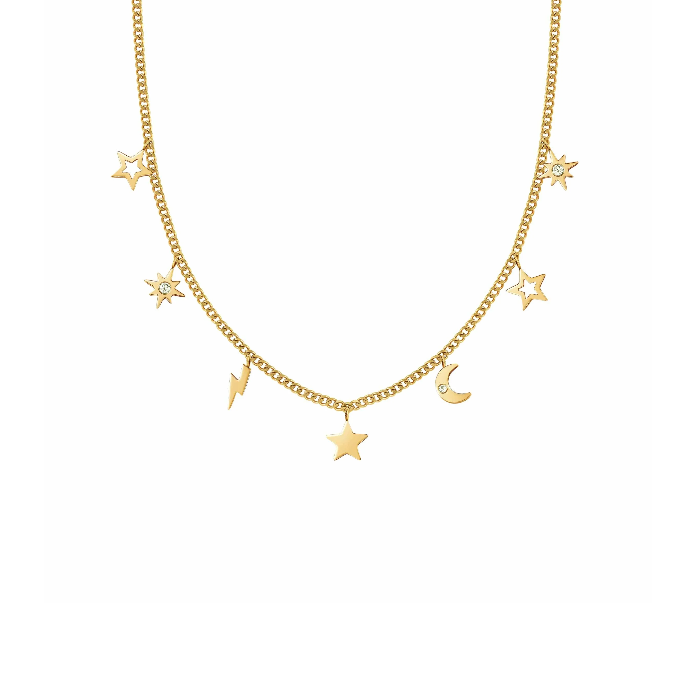 NOMINATION COLLANA STARDUST CON SIMBOLI Collana con stelle e luna 028101 052