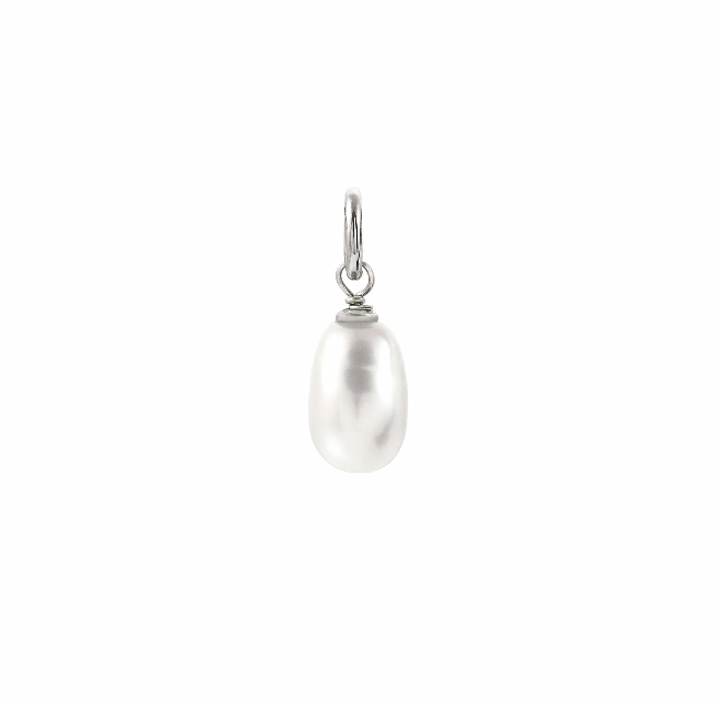 NOMINATION CHARM CON PERLA BIANCA IN ARGENTO Charm Charming con pietra preziosa 148524 017