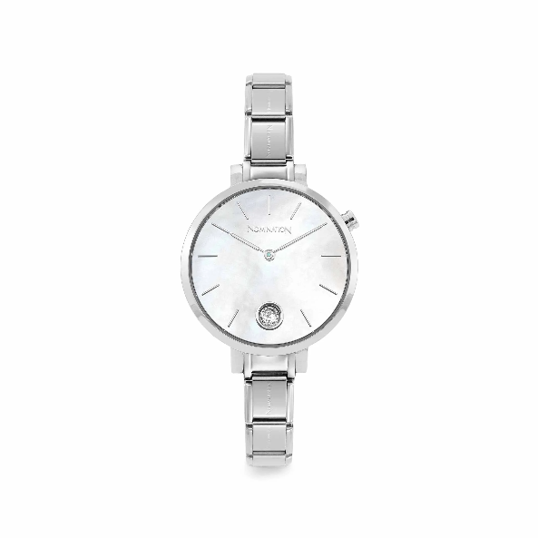 NOMINATION OROLOGIO COMPOSABLE MADREPERLA BIANCA COLLECTION TIME 076033 008