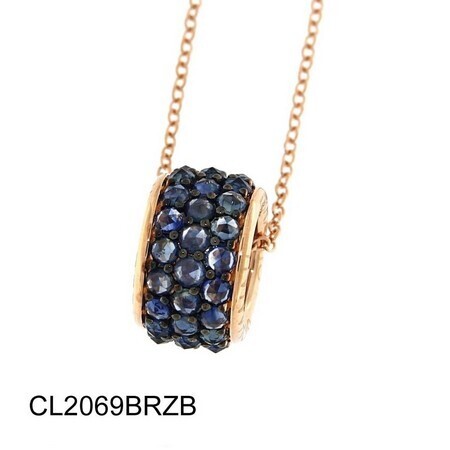 COLLANA GIOVANNI FERRARIS FRAGRANZE ORO ROSA E ZAFFIRI Ref. CL2069BRZB