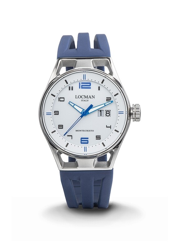 LOCMAN MONTECRISTO BIG DATE QUARTZ UOMO/UNISEX 41MM BLUE 0546A08S-00WHBLSB
