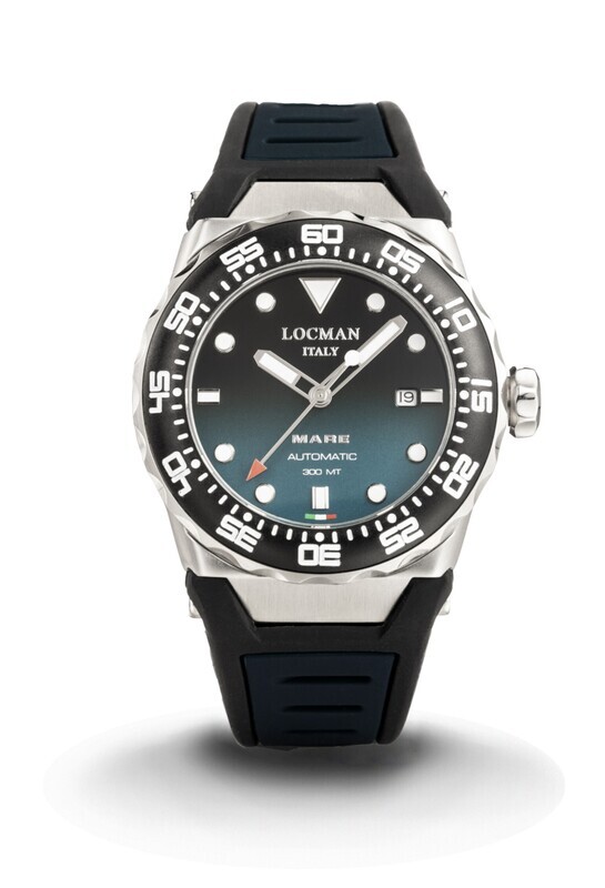 LOCMAN MARE 300 MT DIVER QUADRANTE VERDE CINTURINO SILICONE NERO 0559A26A-00KLNKSK2