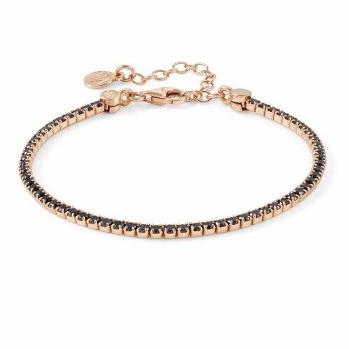 BRACCIALE CHIC&CHARM IN ARGENTO COLLECTION CHIC&CHARM Bracciale con Cubic Zirconia neri pvd Rosa 148601 011