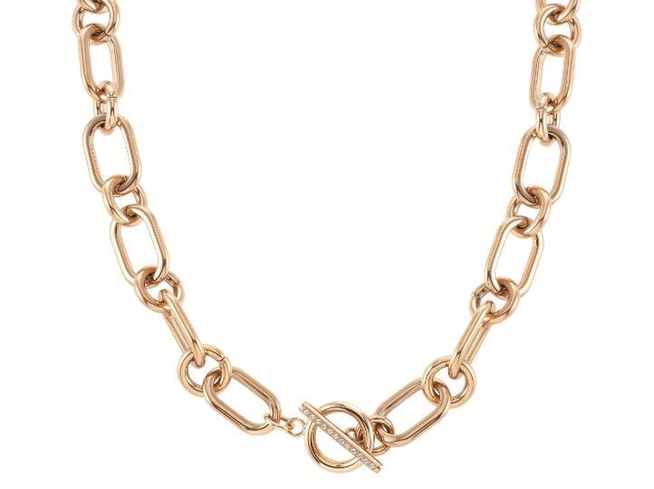 NOMINATION COLLANA DRUSILLA CATENA DORATA ORO ROSA Collana a catena con maglie larghe 028701 011
