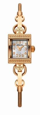LADY HAMILTON American Classic Vintage Quartz  PVD Rosè 14,5mm x 28,4mm H31241113