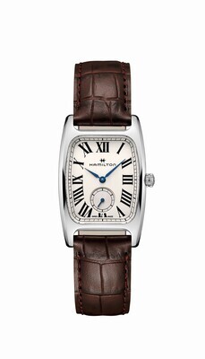 HAMILTON AMERICAN CLASSIC BOULTON SMALL SECOND QUARTZ MARRONE H13421511