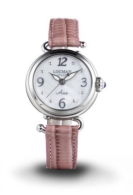LOCMAN AMO - OROLOGIO DONNA SOLO TEMPO AL QUARZO QUADRANTE BIANCO MADREPERLA 0701A14A-00MWNKPP