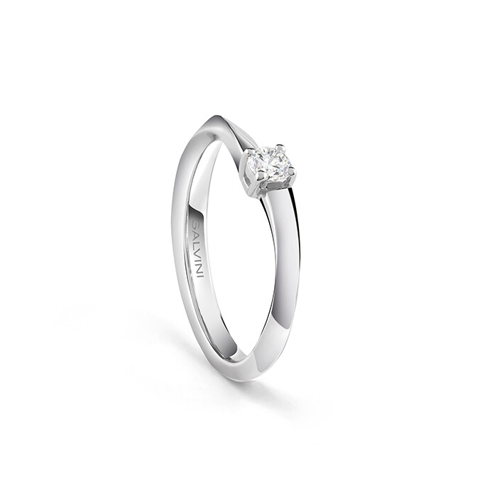 SALVINI DESIDERIA ANELLO DI FIDANZAMENTO SOLITARIO CON DIAMANTI CT 0.31  COLORE G 20092791
