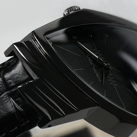 HAMILTON VENTURA QUARTZ TOTAL BLACK H24401731