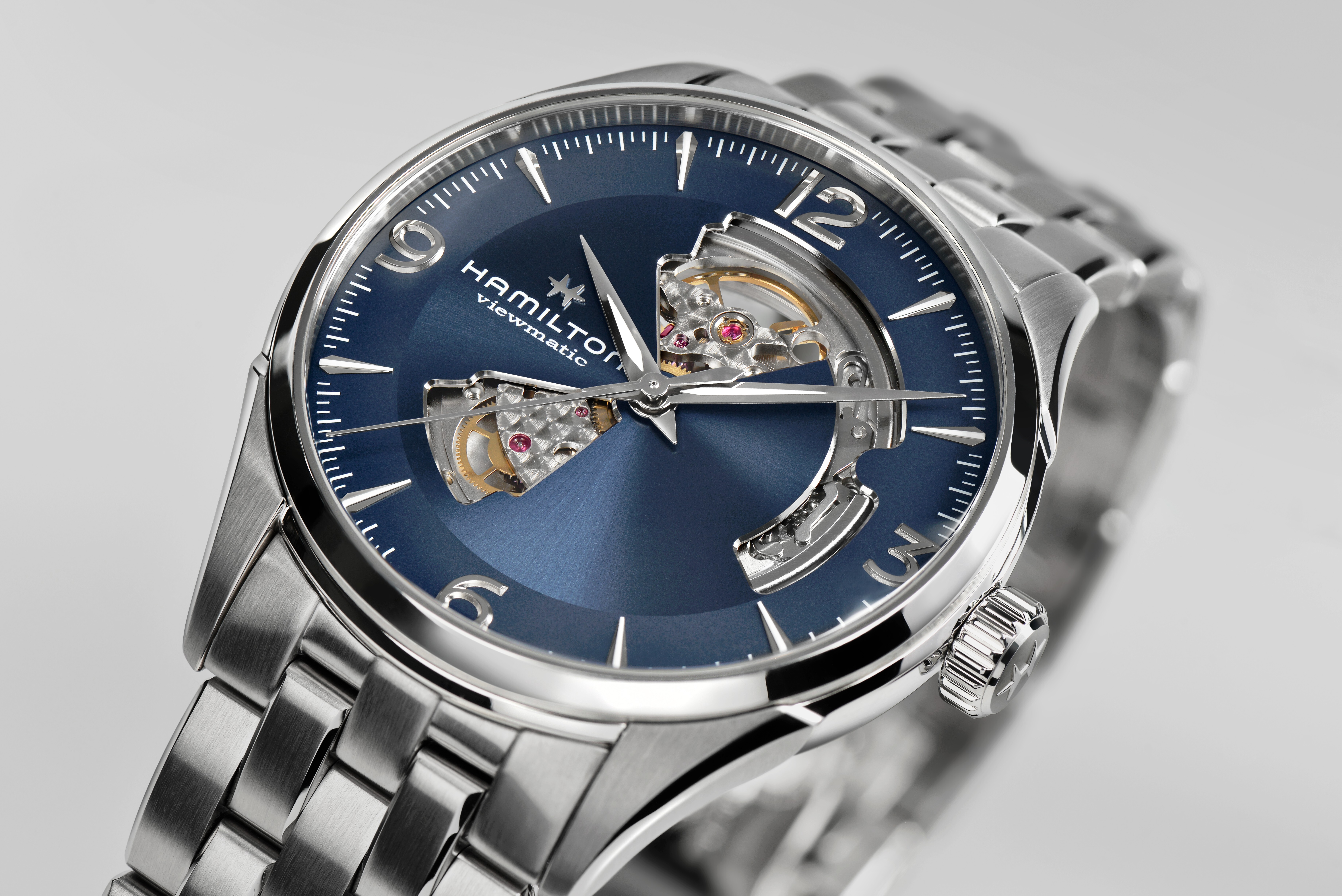 HAMILTON JAZZMASTER OPEN HEART AUTO 42MM H32705141