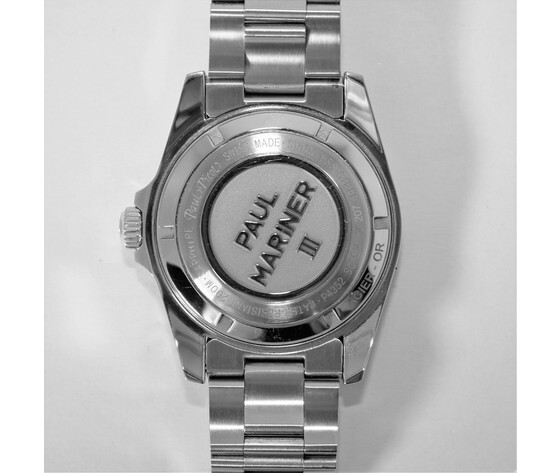 PAUL PICOT PAUL MARINER III Automatic 42mm Blue Ceramic Bezel 4352SG-CB