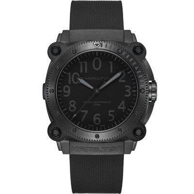 HAMILTON KHAKI NAVY BeLOWZERO Auto Titanium Carica automatica 46mm H78505330